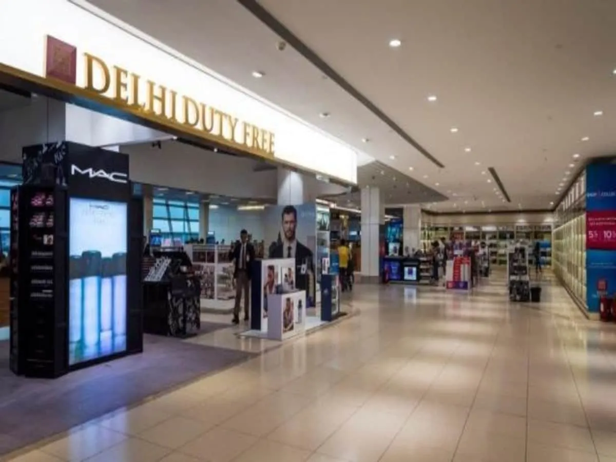 duty-free shops at Delhi airport