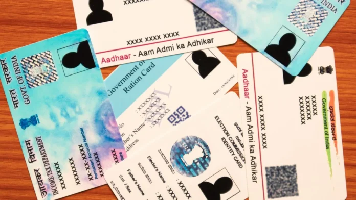 Aadhaar PAN Voter ID