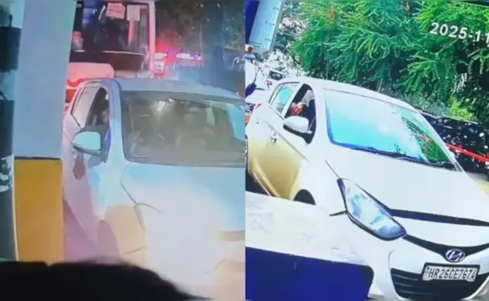 Before the Delhi blast: Car entered from Badarpur border, parked for 3 hours; suspect caught on CCTV Before the Delhi blast: Car entered from Badarpur border, parked for 3 hours; suspect caught on CCTV