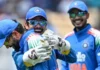 Rohit Sharma’s amazing agility even at 39! He takes three consecutive catches in the slips.