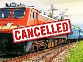 Trains Cancelled: Railways has cancelled 18 trains on this route, see full list