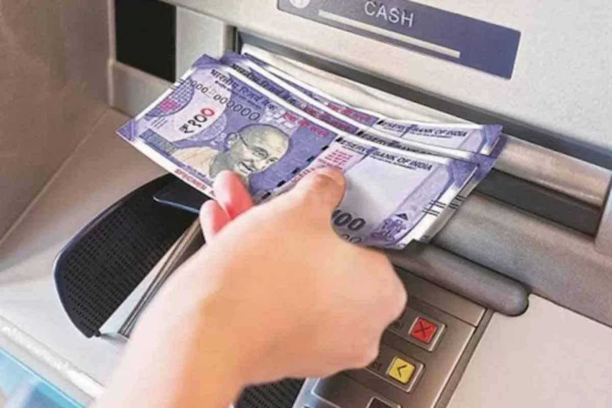 ATM money withdrawal