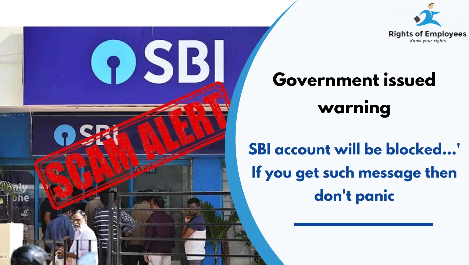 SBI Alert: 'SBI account will be blocked...' If you get such message then don't panic, government issued warning SBI Alert: 'SBI account will be blocked...' If you get such message then don't panic, government issued warning