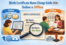 Birth Certificate Name Correction: Step-by-Step Guide (2025-26)
