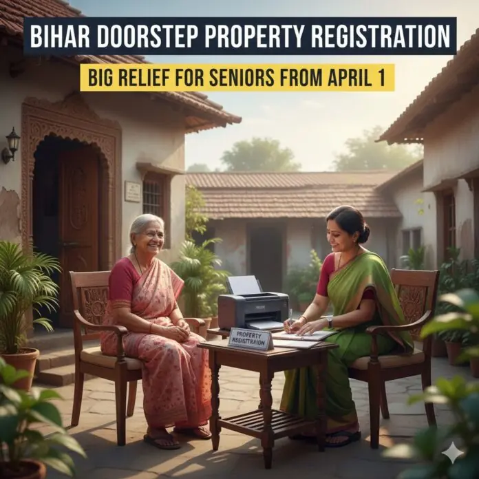 Bihar Doorstep Property Registration: Big Relief for Seniors From April 1