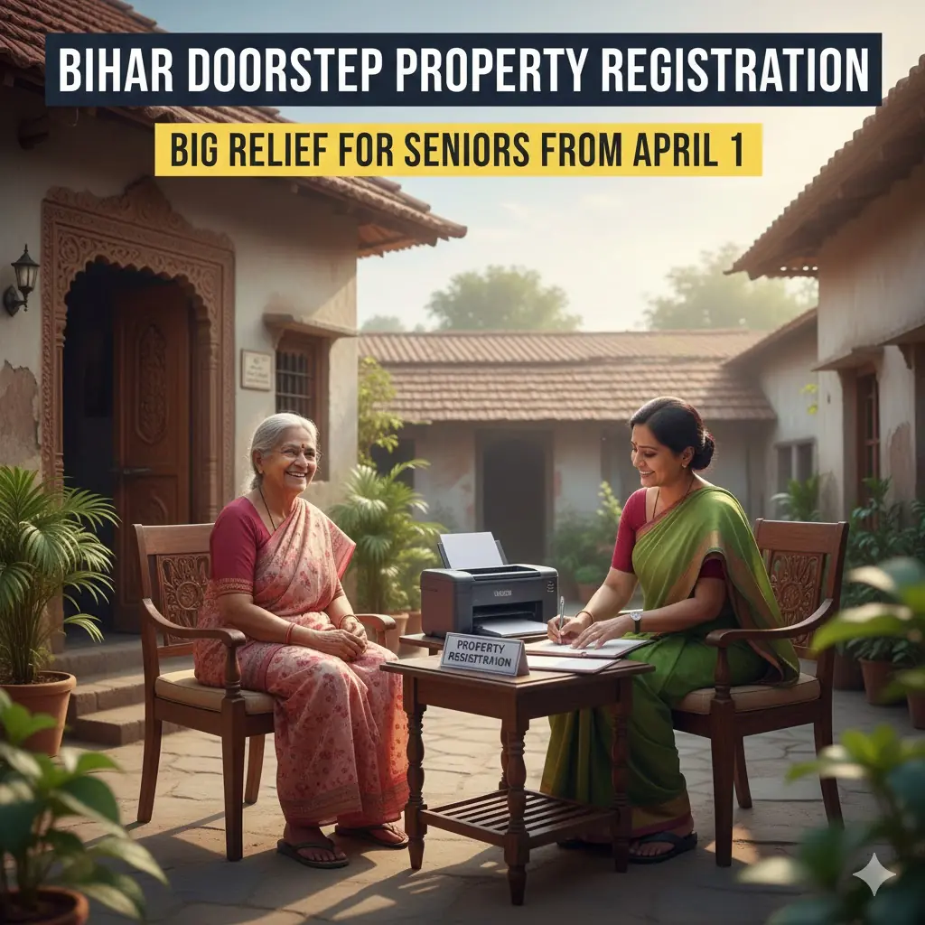 Bihar Doorstep Property Registration: Big Relief for Seniors From April 1