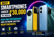 Best Smartphones Under Rs 30,000 in India: High-End Performance and Extreme Battery Heavyweights