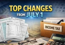 6 Big Financial Changes Starting July 1: ITR, Passport Fees & More Financial changes taking effect July 1 2026