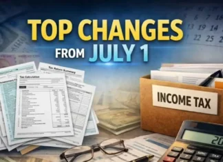 Financial changes taking effect July 1 2026