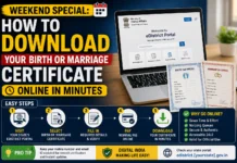 Weekend Special: How to Download Your Birth or Marriage Certificate Online in Minutes