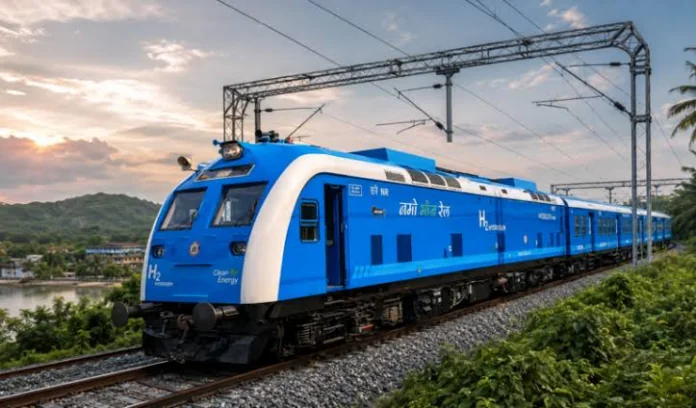 India's First Hydrogen Train Completes 1,200 km Trial Runs, Saves Over 3,200 Litres of Diesel